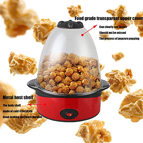 Huishoudelijke popcornmachine, kleine elektrische popcornmachine, eenvoudig en snel, maak popcorn samen met olie, suiker… - Image 5