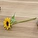 yueyue947 / 6 Pcs Girasoles Artificiales Ramo de Flores preservado Novia Dama...
