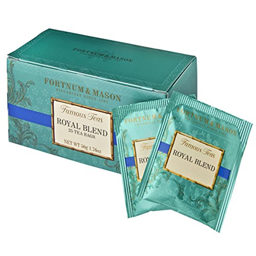 Fortnum Mason London - Royal Blend Tea - Royal Blend Tea - 25 Count Tea Bags - 25 Count Teabags - 1 Pack - Product ID 543AS1A