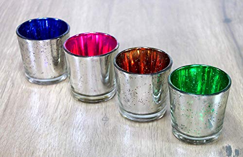eSplanade Tealight Holders/Tealight Candles Holders Christmas Festival Lights (Smaller - Set of 4) - Image 5