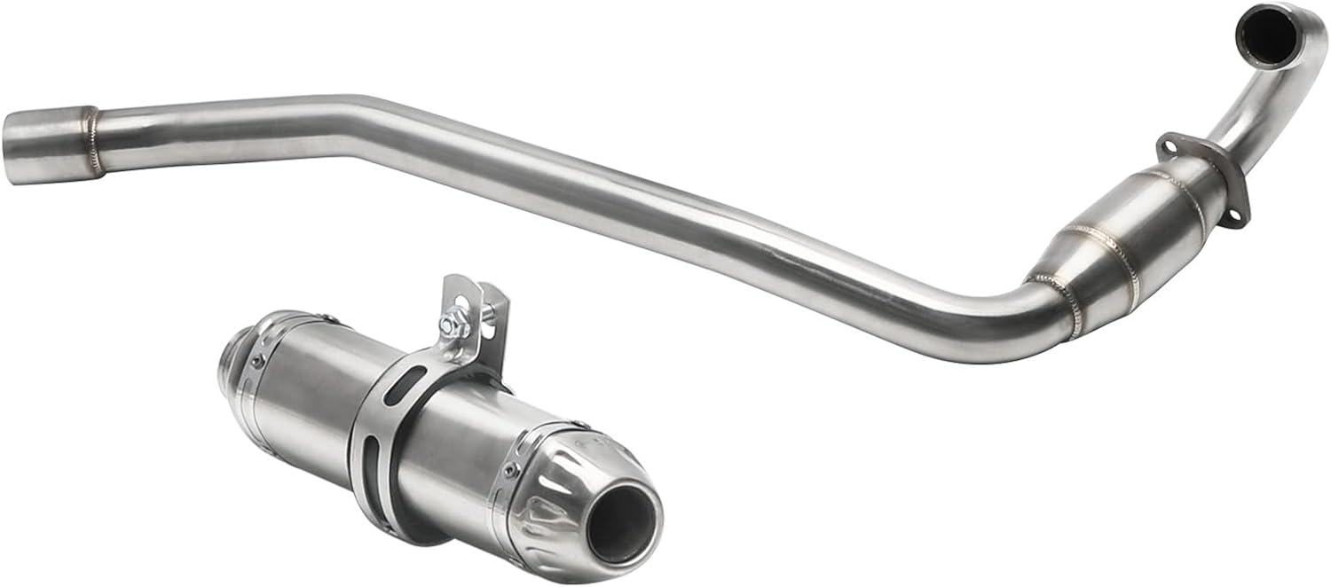 TDPRO 32mm Motorcycle Exhaust Muffler Pipe for CRF70 Dirt Pit Bike 110cc 125cc 140cc 150cc