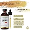 Rosehip-Oil-USDA-Certified-Organic-100-Pure-Cold-Pressed-Unrefined-Carrier-Oil-for-Men-Women-4oz-Natural-Anti-Aging-Moisturizer-for-Face-Hair-Skin-Nails-Non-GMO Rosehip Oil - 100% Pure Organic Certified, Cold Pressed & Unrefined Carrier Oil For Face, Hair & Skin, Great For Fine Lines, Wrinkles & Facial Oil (4 Oz)