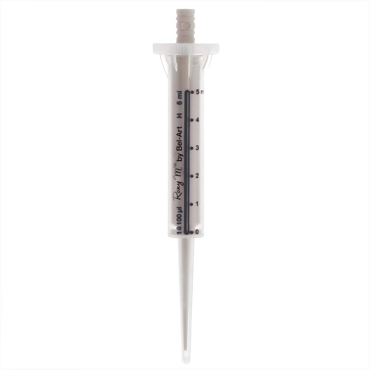 Bel-Art F37300-0013 Roxy M Sterile 5 ml Pipettore punte ripetutive, confezione da 100