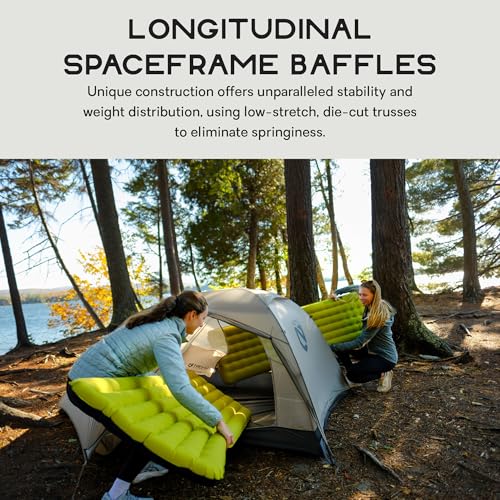 Image of NEMO Equipment Eclipse All-Season Lightweight Insulated Sleeping Pad - Birch Bud /Stormy Night - Regular (72 inchx20 inch)