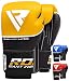 RDX Cow Hide Leather Gel Boxing Gloves Sparring Training Glove Punching Bag Mitts Muay Thai T9