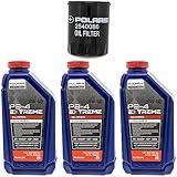Polaris PS-4 Extreme Synthetic Oil Change Kit with Filter RZR Ranger ACE Crew 900 1000 XP 4 S XC 2540086