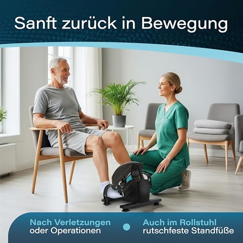Mini-Heimtrainer-Pedaltrainer-Set-leise-laufruhig-stufenlos-einstellbar-Beintrainer-Armtrainer-mit-Trainingsmonitor-Ergometer-Fahrrad--Fitnessgerat-fur-Zuhause-Reha-Fitnessbike-AMBIFIT | Dealmeister.io Alt tag für bilder post titel