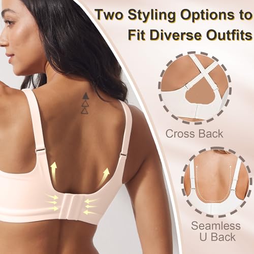 Jelly Wireless Push Up Bra,Seamless Full Coverage Buttery Soft T-Shirt Bra for Everyday Wear3