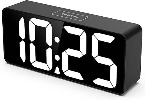Senior Friendly Digital Alarm Clock, 7.5 Inches Large Display, Easy
