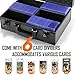 MewVeer Top Loader Case, Trading Card Storage Box with Key Lock for Sports Cards, Trading Cards, Hard Case Holds 600+ Top Loaders or 130+ 35pt One Touch