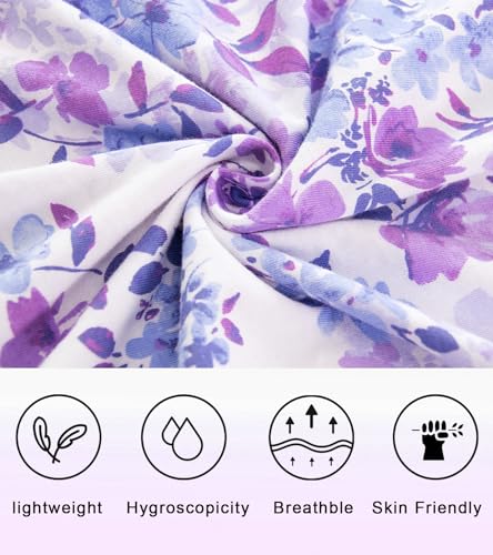 Image of 100% Cotton Nightgowns for Women Soft Ladies Gowns Sleepwear Long Sleeveless Nightgown