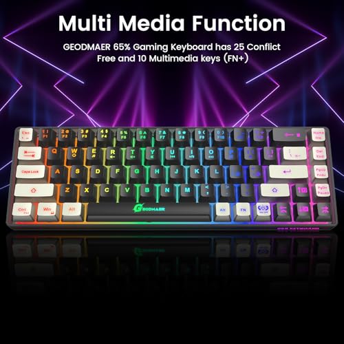 Image of GEODMAER 65% Gaming Keyboard and Mouse Combo