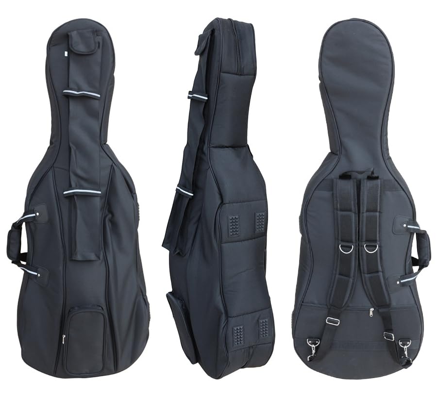 Protection Violoncelle Léger Durable DouscsChart Étui De Violoncelle Professionnel 4/4 En Fibre De Carbone étui Rigide Violoncelle Léger