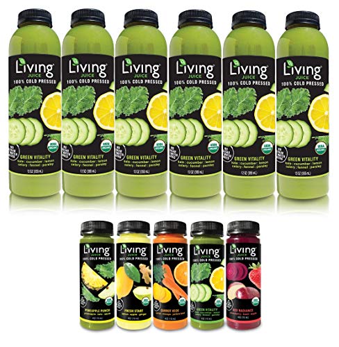O2 living juice green vitality organic cold-pressed, no sugar or …