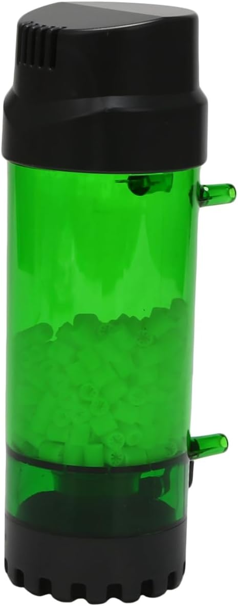 3X Aquarium Fish Tank Fluidized Moving Bed Filter Bubble Bio Media Filter with Air Stone and Sponge Filter LH-600