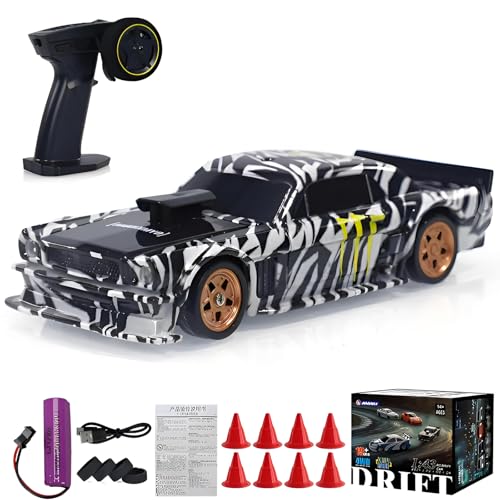 HSOH Remote Control Car, 2.4GHz High Speed 15KM/H RC Cars Toys,1/43 Scale Mini RC Drift Car, RTR...