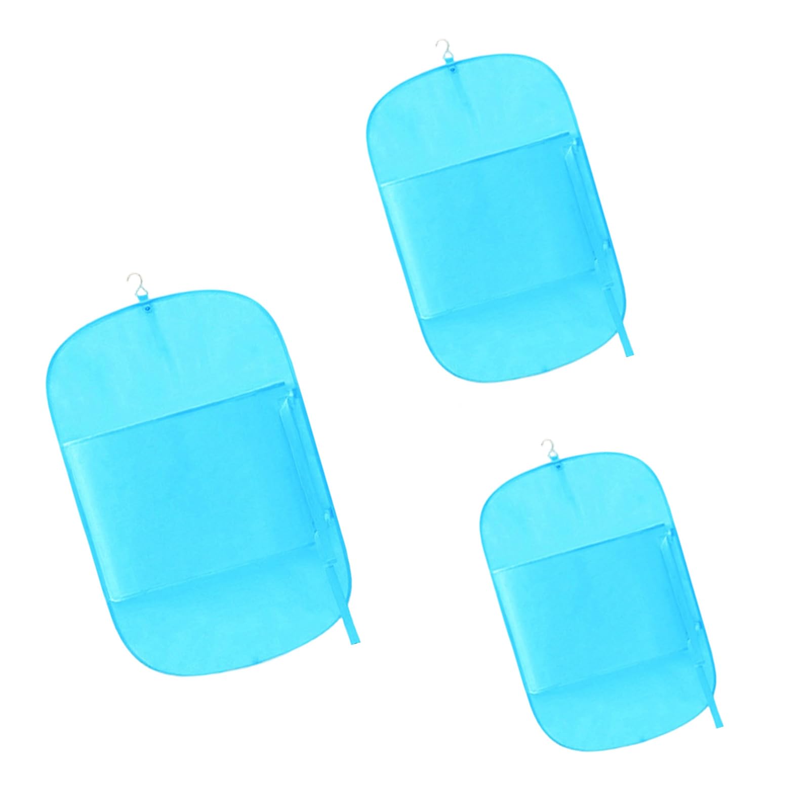 Carotoe Blue Foldable Hanging Storage Bag For Closet Organization Compresses Down Coat And Thick Jackets To Saving Space Capacity Efficiently Compressible Wardrobes Organizers