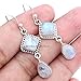 Kanika Jewelry Trove 925 Sterling Silver Moonstone Handmade Drop And Dangle Earrings for Women & Girl