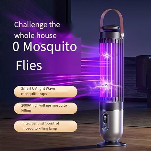 Image of Mosquito Killer Lamp Electric Mosquito Killer Lamp Mosquito Zapper, Fly Insect Killer Machine, Sensor Automatic ON - Off, Insect Bug Zapper,Fly Catcher and Trap Killer LED Lamp for Easy use Home MY01