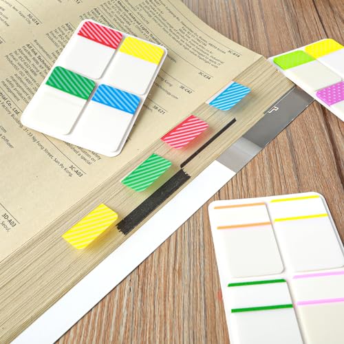 400 Stück Haftstreifen Page Marker Haftmarker Index Tabs Kleine Page Marker Beschriftbare Haftstreifen Plastik Haftstreifen Post Index Klebezettel Haftstreifen Für Lesen Seitenmarkierung Büro