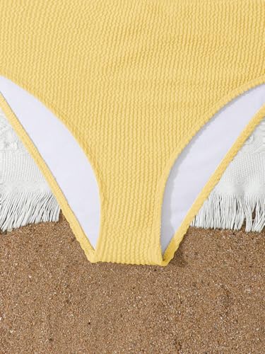 Image of RoseSeek Girl's 2 Piece Padded Bathing Suit Wireless Starfish Swimsuit Spaghetti Strap Vacation Beachwear Set