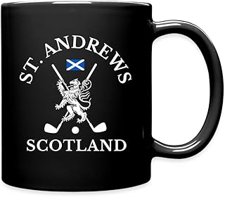 Spreadshirt St Andrews Scotland Golf Legacy Full Color Mug, One Size, black