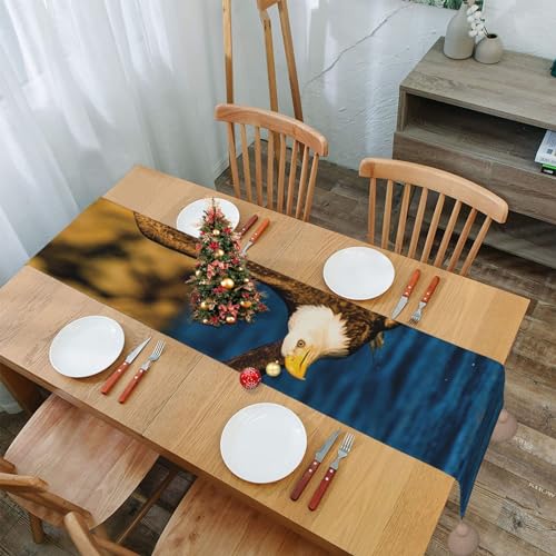 Décoration de table de vacances imprimé aigle tissu rustique - 8