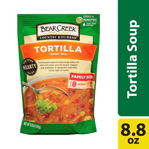 Bear Creek Soup Mix, Tortilla, 8.8 Ounce (Pack of 6)