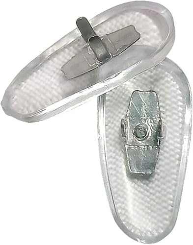 Almohadillas de nariz de repuesto de silicona con clip de 0.669 in (5 pares)