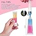 AMORIX 50PCS Lip Gloss Tubes 10ml Empty Lip Balm Containers Refillable Lipgloss Squeeze Tubes with 2 x 20ml Syringes 5pcs Organza Bags & Tag Labels Stickers for DIY Cosmetic