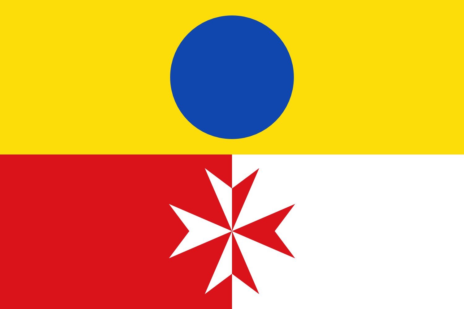 Drapeau paysage Candasnos haut de gamme de 1,35m² aux finitions soignées 90x150cm