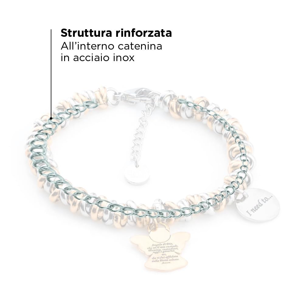 SAGA GIOIELLI® Bracciale donna I need to...Collections Protezione, Fortuna, Buoni Auspici, Amore