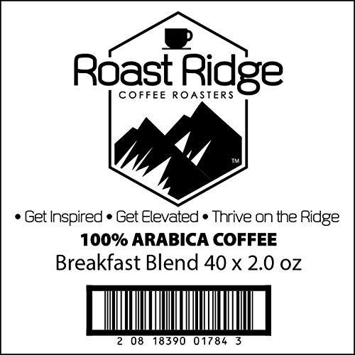 Roast Ridge Coffee Portion, Breakfast Blend, 2 Ounce (Pack Of 40), 40 Count #TOP5