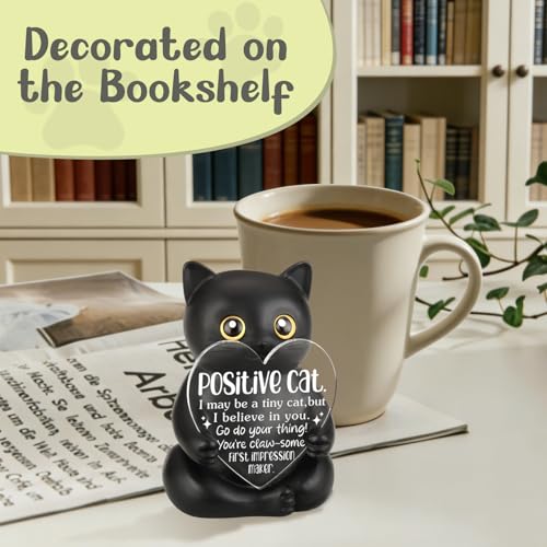 Figurita Decorativa Gato Negro THRXOBN miniatura 5