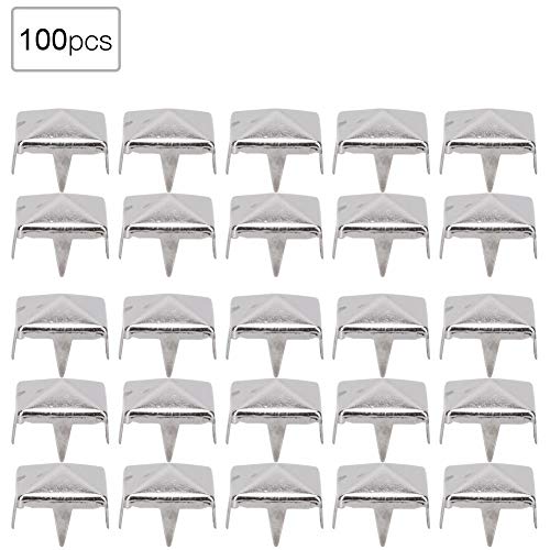 100 PCS Rivetti in rame Borchie quadrate Rivetti