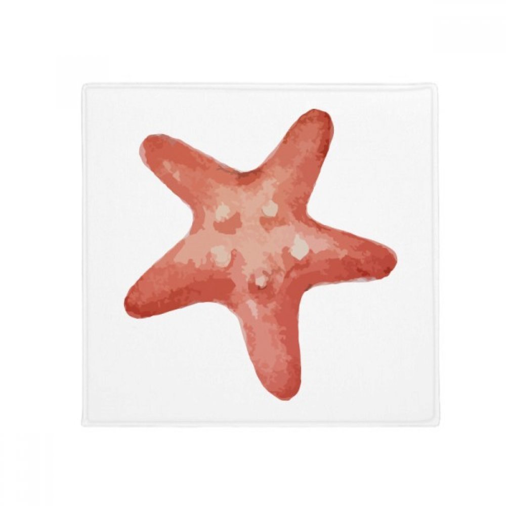 Tapis de mer cadeau original avec étoile de mer rouge pour amoureuses de l'océan