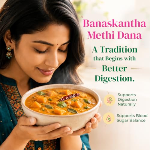 Image of Khetika Whole Methi Dana 200g | Banaskantha Whole Fenugreek Seeds | Preservative free | Rich in Antioxidants.