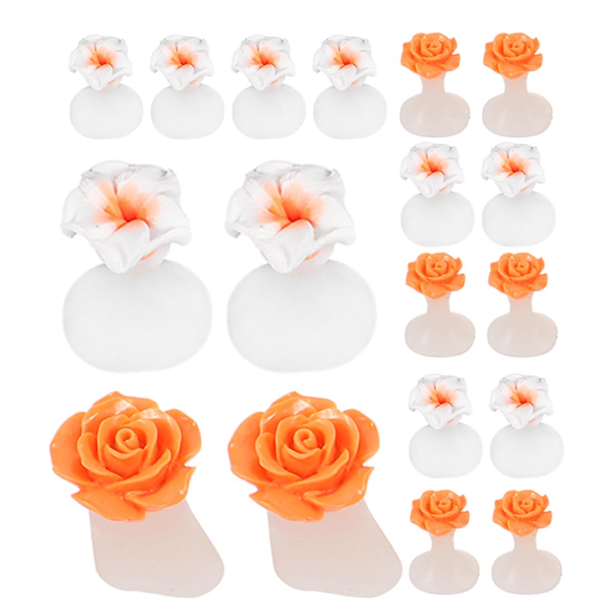 FRCOLOR 80pezzi Separatori Per Dei Silicone Per Pedicure Per Unghie e Distanziatori Comfort Facili Usare e Riutilizzabili Per Nail Manicure Casa