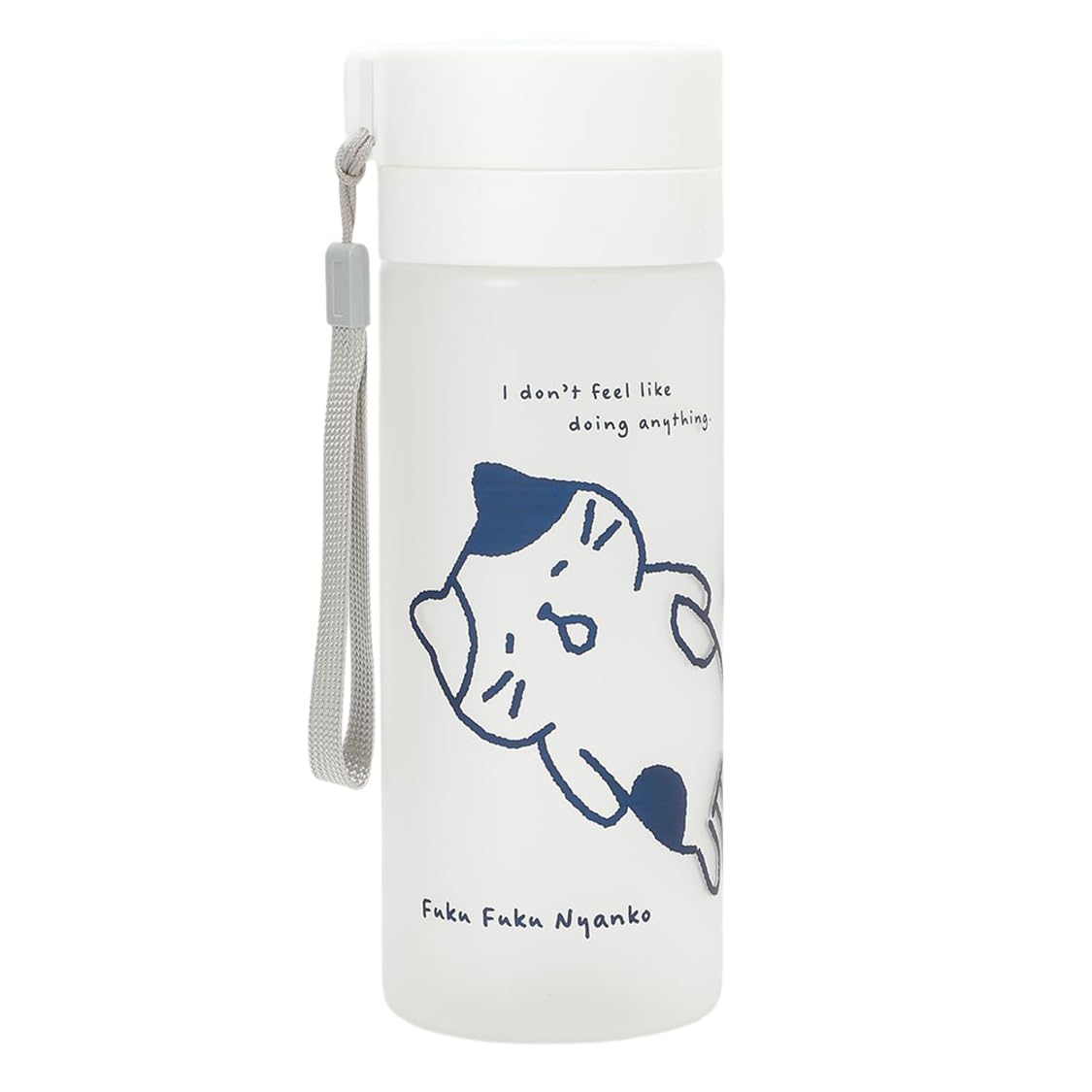 Amazon.co.jp: ふくふくにゃんこ 水筒 600ml ウォーターボトル クリア