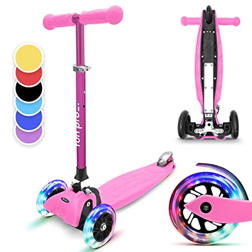 Fun Pro ONE Roller, der Sichere Premium Roller Kinder ab 3 Jahre, LED...