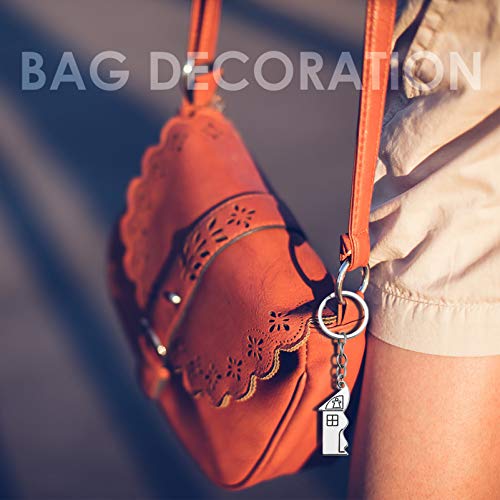 FAVOMOTO 2 Pcs Chaveiros de Casa de Casal Revestimento de Personalidade Chaveiros Criativos Porta- C