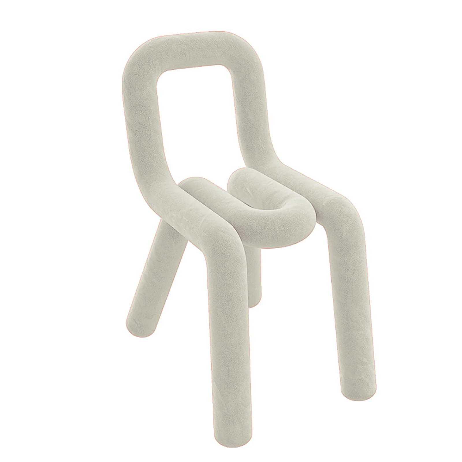 Chaise géométrique moderne confort en velours pour la table