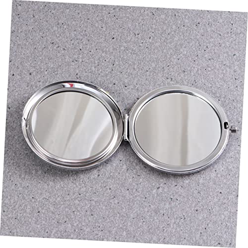 Espejo compacto redondo doble cara Baluue para maquillaje miniatura 2