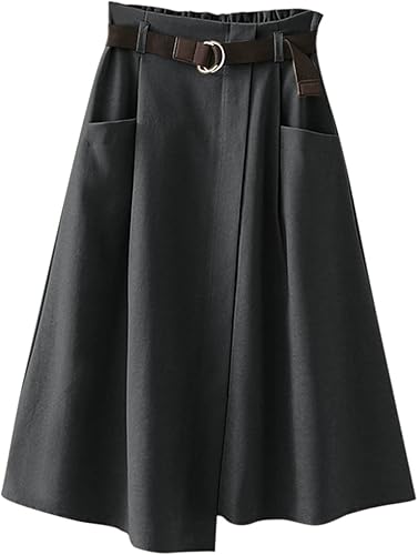 OJinShaWanO Black Mini Skirt Skirts for Women Long Skirts Bohemian Skirts Skirts Ankle Length Pleated Tennis Mini Skirt