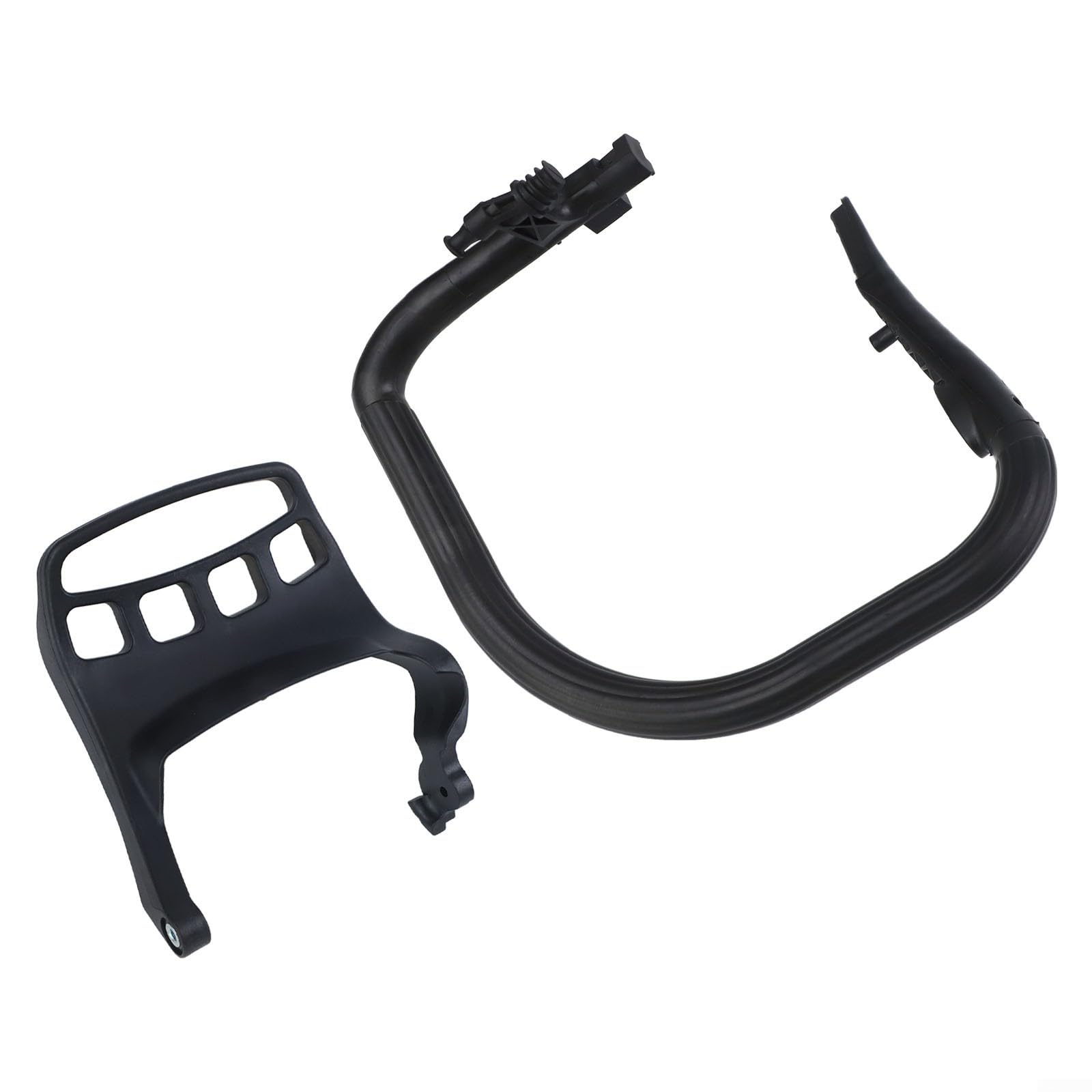 Barra de mango frontal de motosierra resistente más protector trasero para modelos Ms362 Ms391 Ms400 C que reemplazan 1140 791 1703 plástico negro