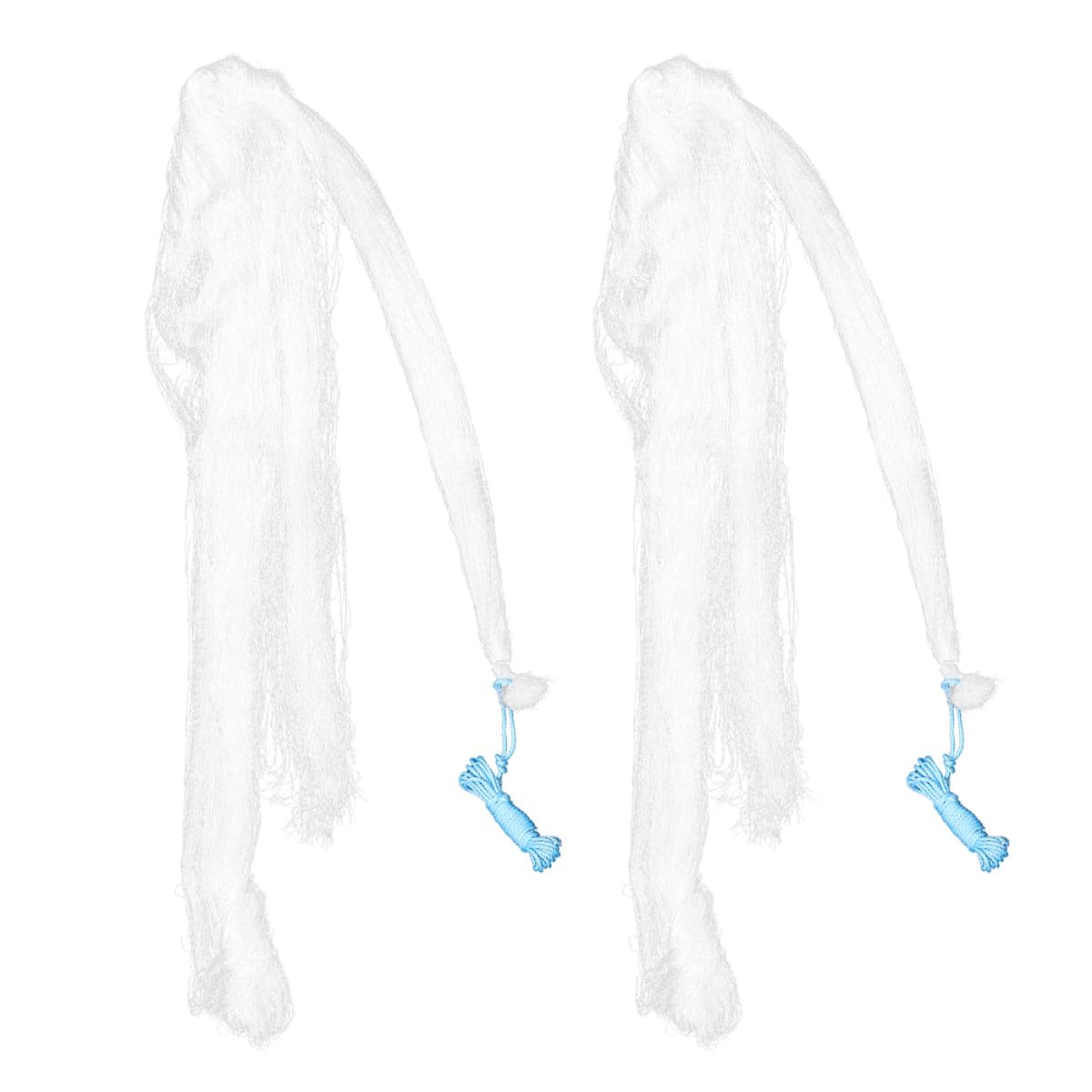 2 Satz Ballonstartnetze aus Weißem Pp mit Einfacher Handhabung und Sicherem Design für Hochzeit und Feierlichkeiten zur Sicheren Ballonfreigabe