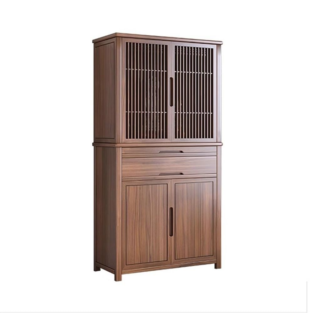 Cenz-888 buddha statue display table Meditation with Hidden Cutout Door Buddha Cabinet