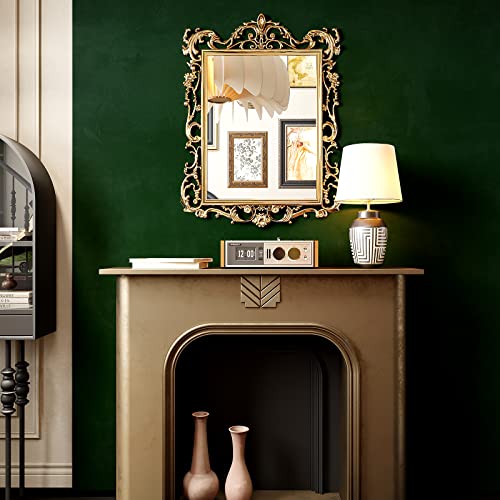 VEELIKE Tapete Samtstoff Dunkelgrün Vintage Möbelfolie Selbstklebend Folie Ornamente Schmuckkästchen Dekorfolie Schmuckständer Schubladen… – Ansicht 5
