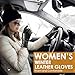 QNLYCZY Genuine Sheepskin Leather Gloves for Women, Winter Warm Touchscreen Texting Cashmere Lined Driving Dress Gloves
