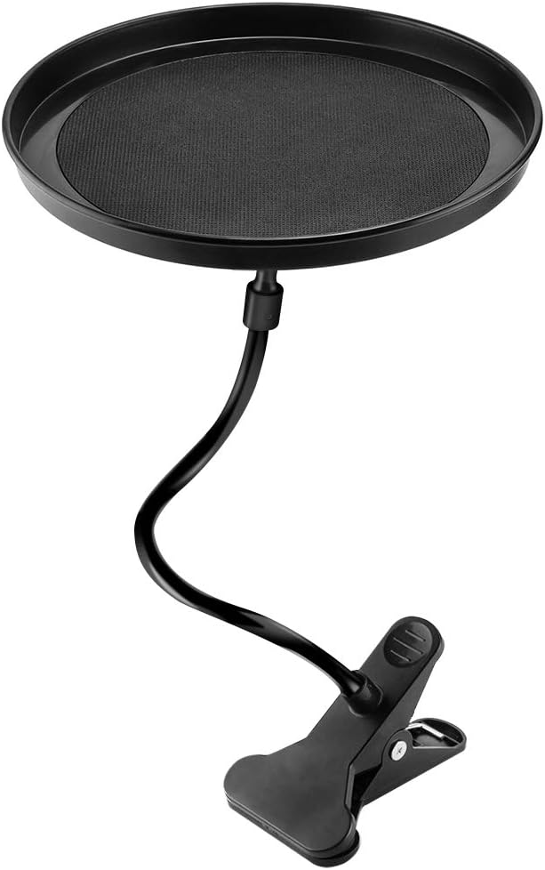 YingPing Swivel Car tray Multi-Purpose 360º Adjustable Food Tray,Snack Tray,Drink Tray Non-slip Travel Little Tray for Car and Home,Black
